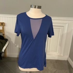 Pretty blue exercise top